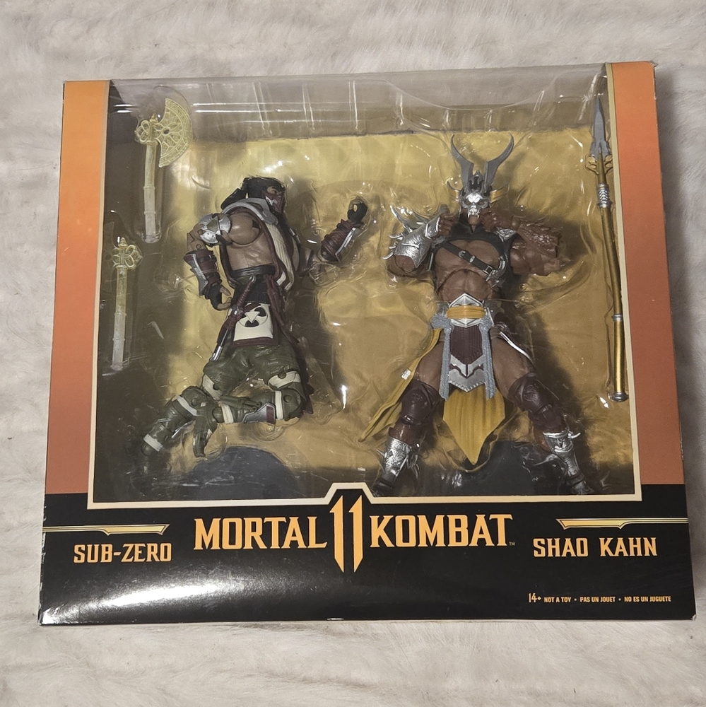 Mortal Kombat 11 Sub-Zero Vs. Shao Kahn McFarlane Action Figures